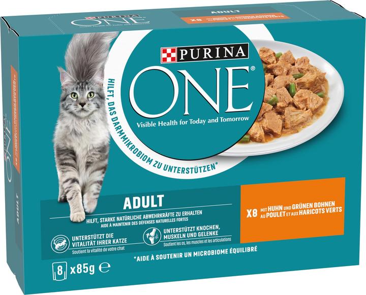 Produktbild Purina ONE Huhn (Adult, 8 Stk., 680 g)