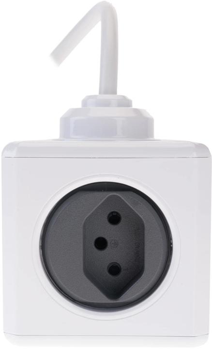Actual product image Allocacoc PowerCube S+ (6 x, USB-A, Type 13, 3 m)