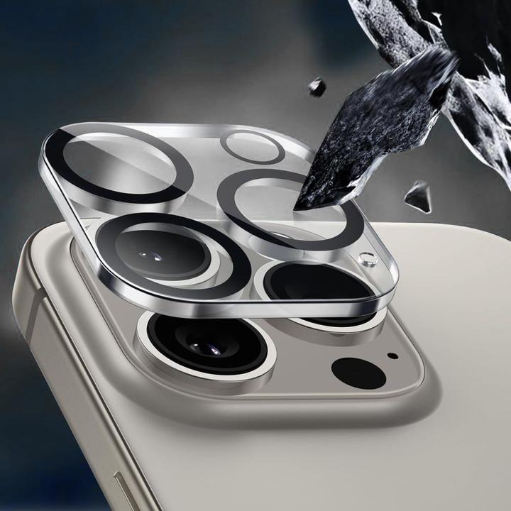 Actual product image Tech-Protect Cam Fit+ Kameraabdeckung für iPhone 16 / 16 Plus - Transparent (1 Piece, Apple iPhone 16 Plus, Apple iPhone 16)