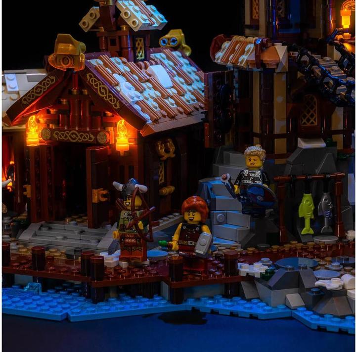 Produktbild Light my bricks LED Licht Set für LEGO® 21343 Wikingerdorf