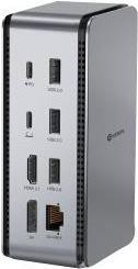 Image du produit eSTUFF Station d'accueil USB4 Pro Dual (USB-C, 7 Ports)