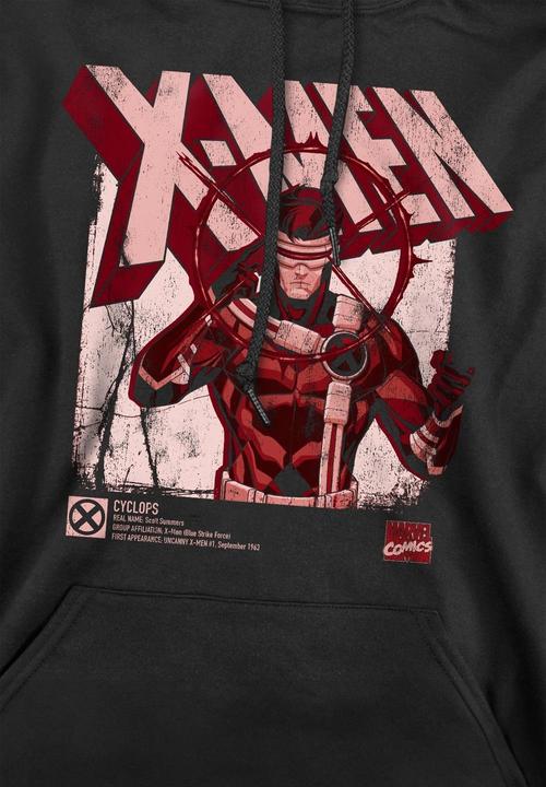 Immagine prodotto X-Men Felpa con Cappuccio Ciclope Infografica Uomo (M)