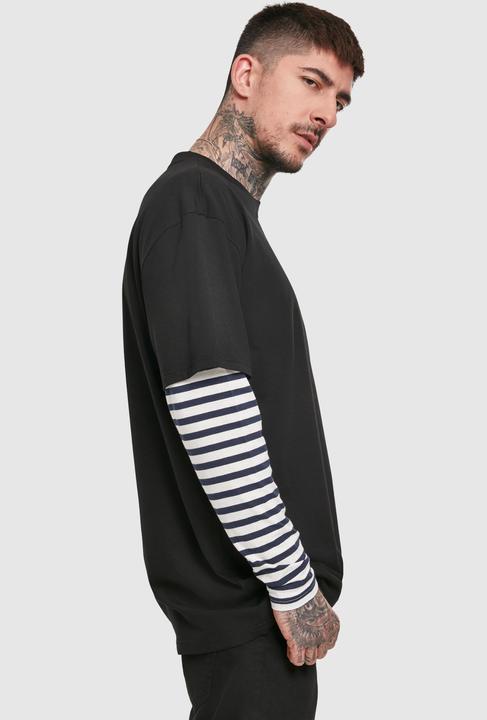 Produktbild Urban Classics Oversized Double Layer Striped LS Tee (XL)