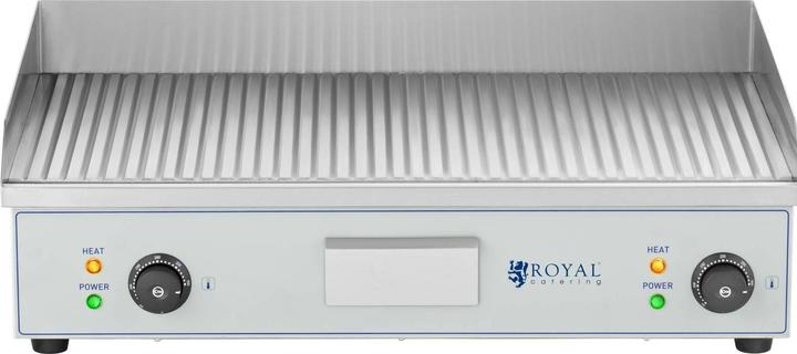 Produktbild Royal Catering Elektrogrill 400 x 730 mm Grillplatte elektrische Grillplatte Grill Gastrogrill (4.40 kW)