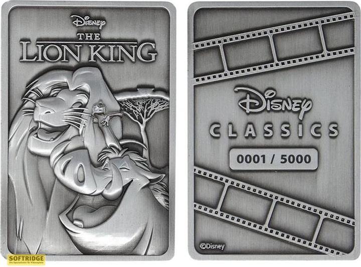 Actual product image Fanattik DISNEY - Roi Lion - Lingot en Métal - Limited Edition