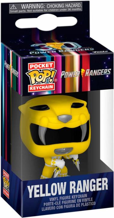 Productafbeelding Funko Power Rangers 30e présentoir porte-clés Pocket POP! Vinyl Gele Ranger 4 cm (12)