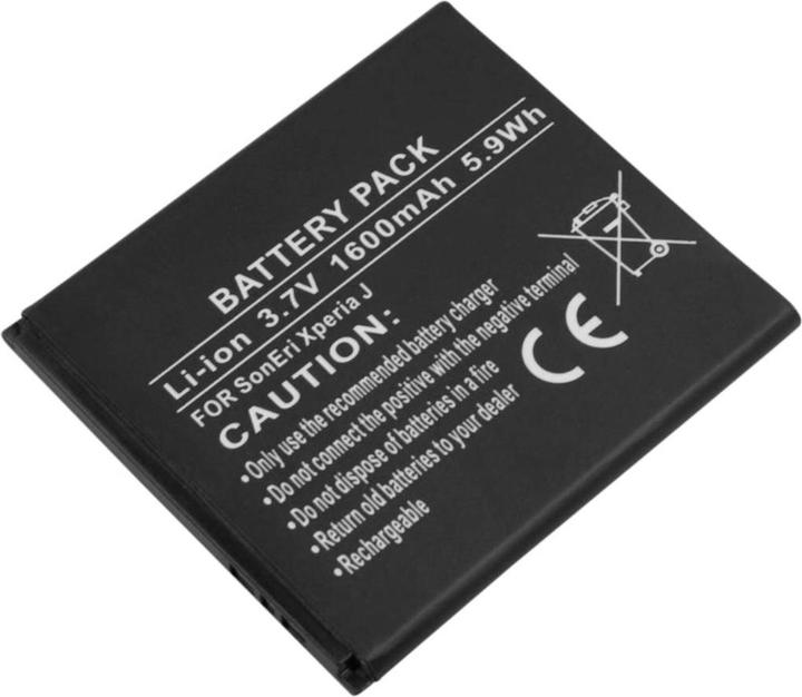 Produktbild Avizar Li-Ion Akku 3.7V 1600mAh Sony Xperia J BA900