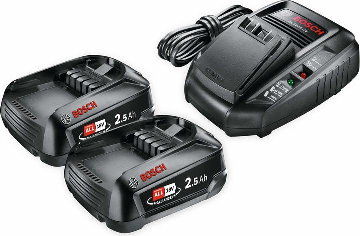 Bosch Home & Garden Starter set PBA 18V (2x2.5Ah) + AL 1830 CV (18 V)