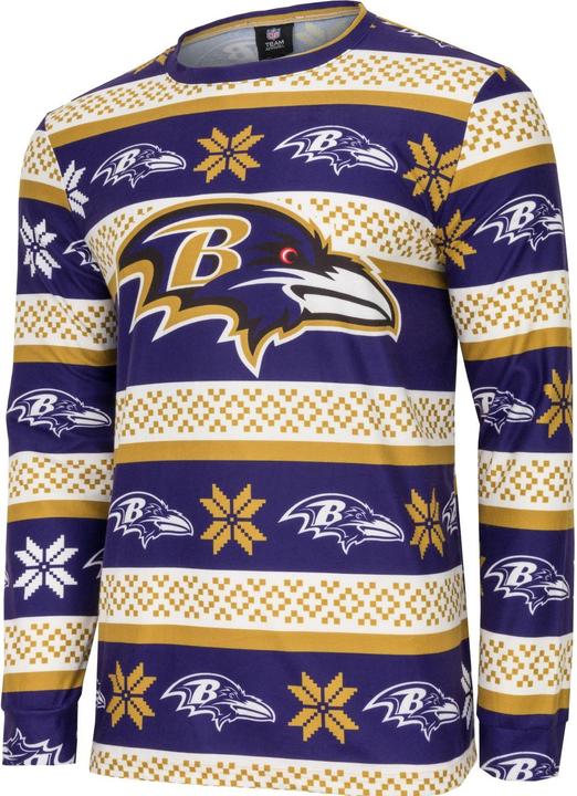 Produktbild Foco NFL Winter XMAS Pyjama Schlafanzug Baltimore Ravens - L (L)