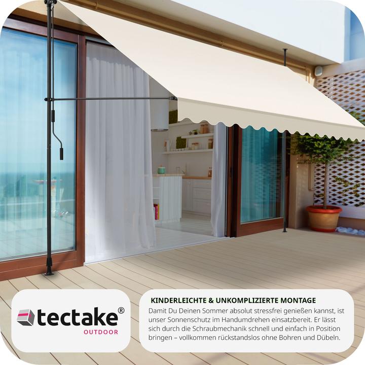 Produktbild tectake Klemmmarkise (4 m)