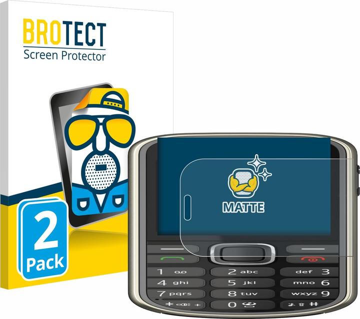 Actual product image BROTECT Anti-glare film Screen protector Matt screen protector film (2 Piece, Nokia 3720 Classic)