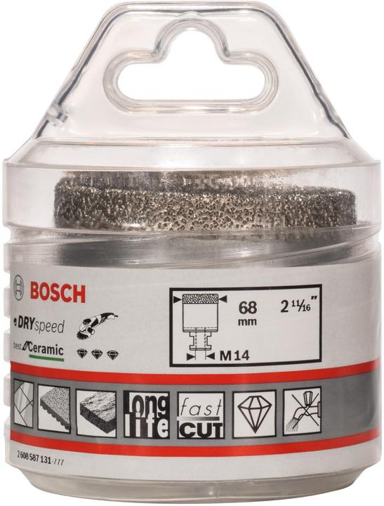 Image du produit Bosch Professional Zubehör PRO Core Cutter sec, 68 x 35 x 22,23 mm (68 mm)