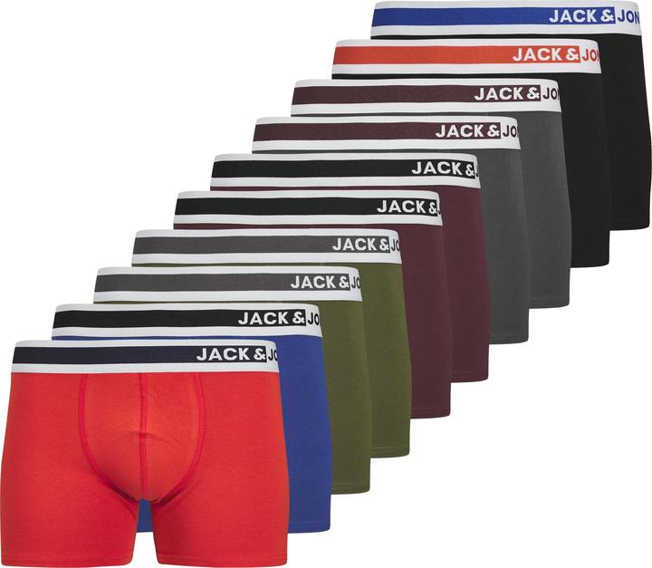 Jack & Jones Jacjimmy Solid Trunks 10 Pack