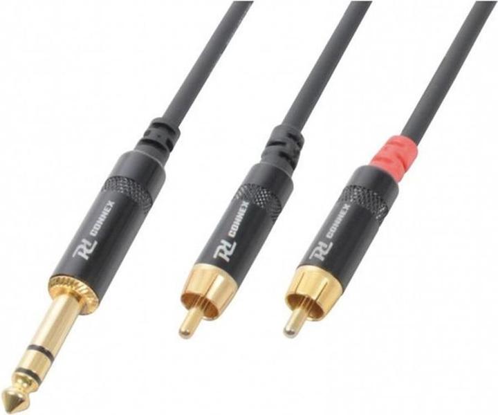 Immagine prodotto PD Connex CX84-3 Jack 6,3mm, femmina - Cinch 3 m (3 m, Cinch)