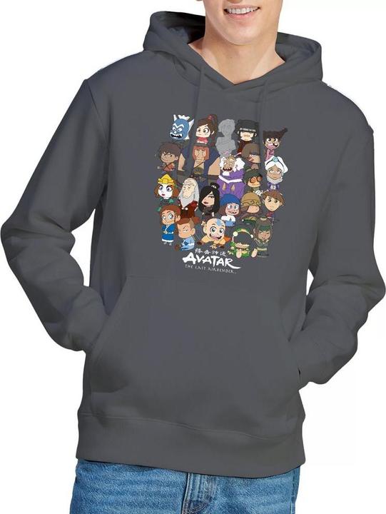 Immagine prodotto Avatar: The Last Airbender Felpa con Cappuccio Gruppo Chibi Uomo (M)