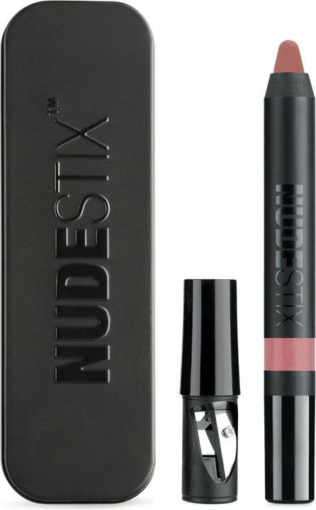 Actual product image Nudestix Mattifying lipstick andush Intense Matte Lip + Cheek Pencil - Shade: Pixi (Pixi)