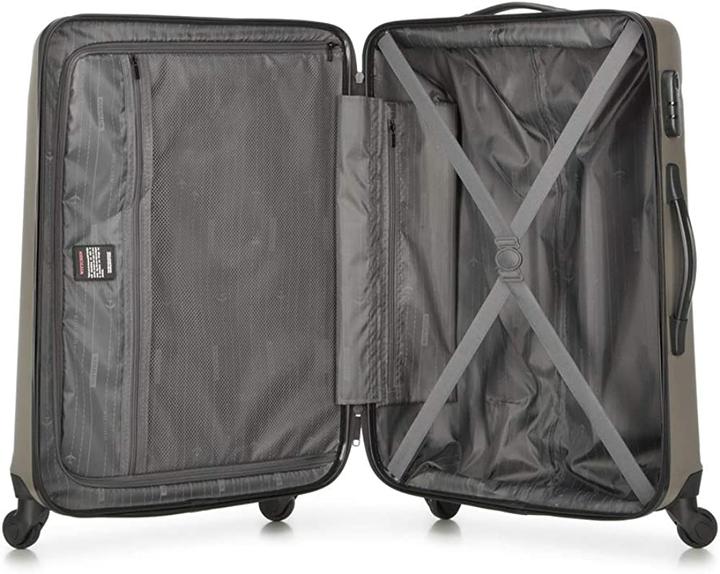 Immagine prodotto Wittchen Globe Line Modern, Champagne (98 l, Bagaglio a mano (fino a 50 litri), M (50 - 90l), L (90 - 115l))