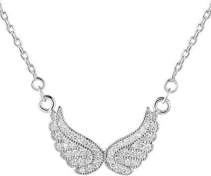 Beneto Silver necklace with wings AGS194 / 47 (L)