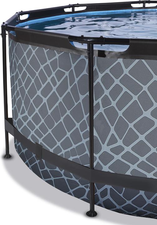 Actual product image Exit Frame pool round 360x122 cm with sunroof and sand filter pump (Ø 360 x 122 cm)