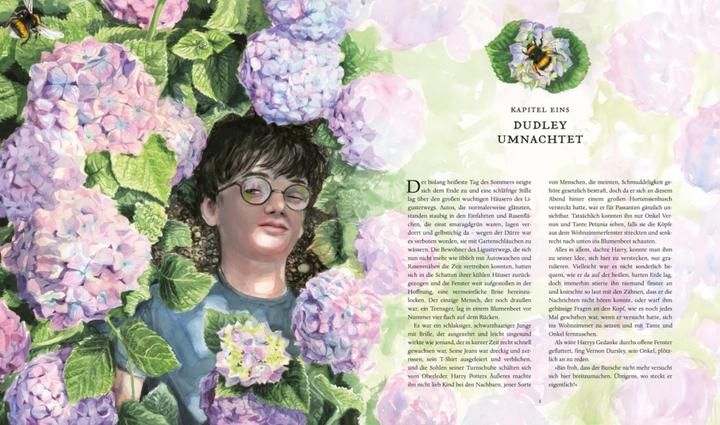 Produktbild Harry Potter und der Orden des Phönix (farbig illustrierte Schmuckausgabe) (Harry Potter 5) (Deutsch, Neil Packer, J.K. Rowling, Klaus Fritz, 2022)