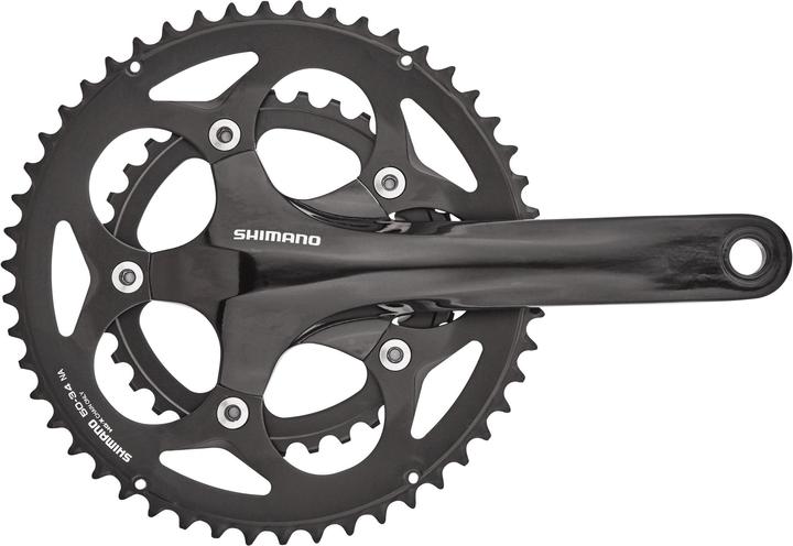 Image du produit Shimano Garniture de pédalier Road FC-RS400 2x10 vitesses 50-34 Z. (170 mm)