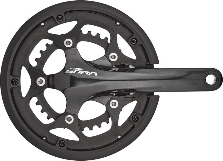 Produktbild Shimano Sora FC-R3000 Kurbelgarnitur 2x9-fach 50-34 Z. mit KSR (175 mm)