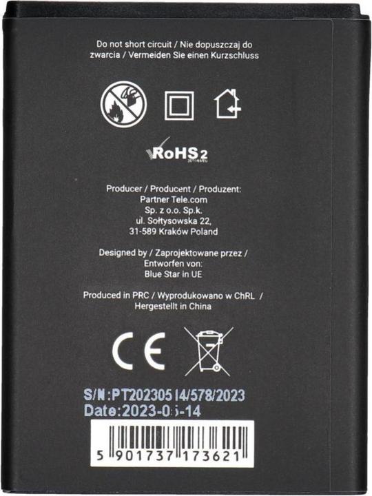 Produktbild Battery Blue Star BLUE STAR PREMIUM battery for SAMSUNG S5830 Galaxy Ace / Galaxy Gio S5670 1600 mAh