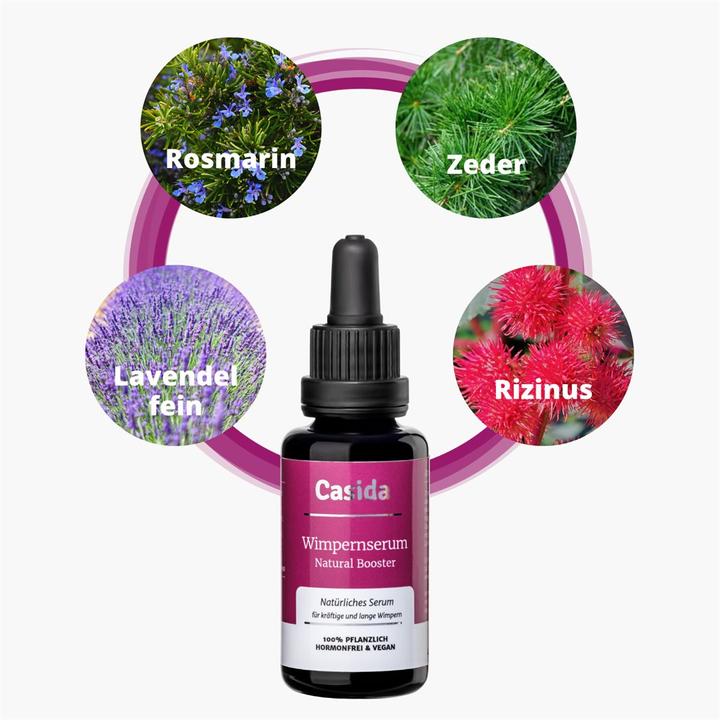 Actual product image Casida Eyelash Serum Natural Booster (30 ml)