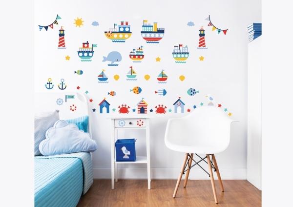 Produktbild Walltastic Sejlbåde Wallstickers