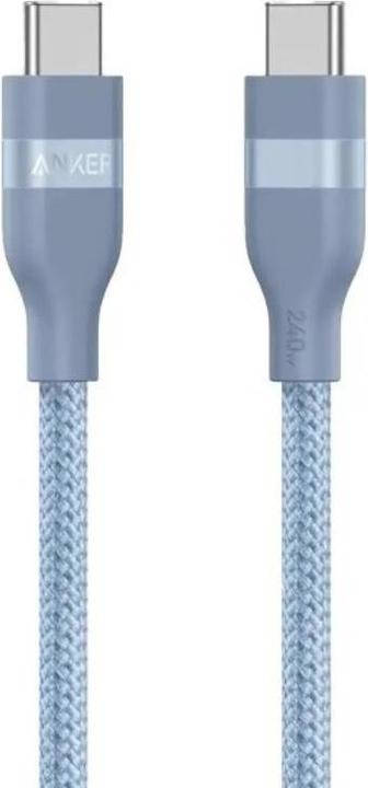 Actual product image Anker Ultra Soft Kabel- USB-C zu USB-C - 240W - 0.9M - Blau (0.90 m, 240 W)