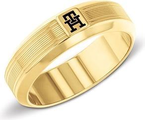 Actual product image Tommy Hilfiger Gold plated ring for men Pattern 2790575 - Circuit: 64 mm (64)