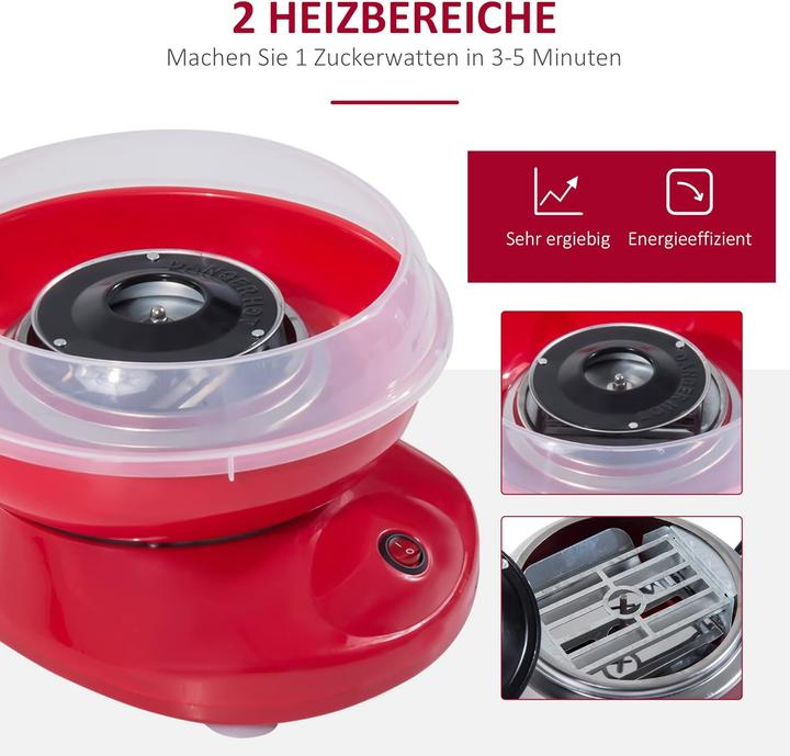 Produktbild Homcom Zuckerwattemaschine für Kinder und Erwachsene