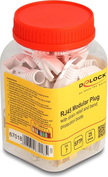 Image du produit Delock Connecteur modulaire RJ45 (Câble réseau Connecteur)