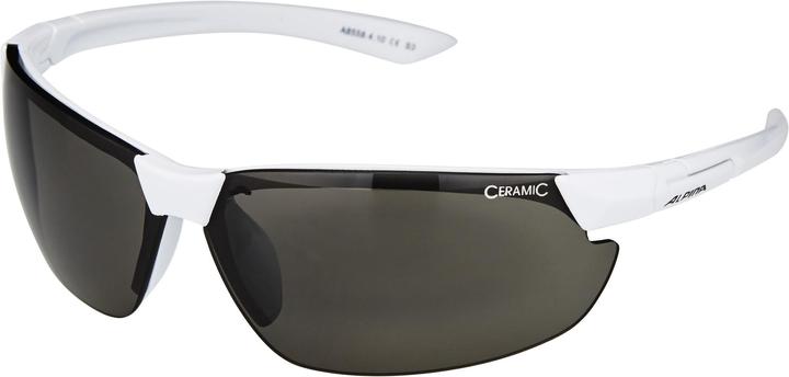 ALPINA SPORTS Draff Brille white/black (White, Black)