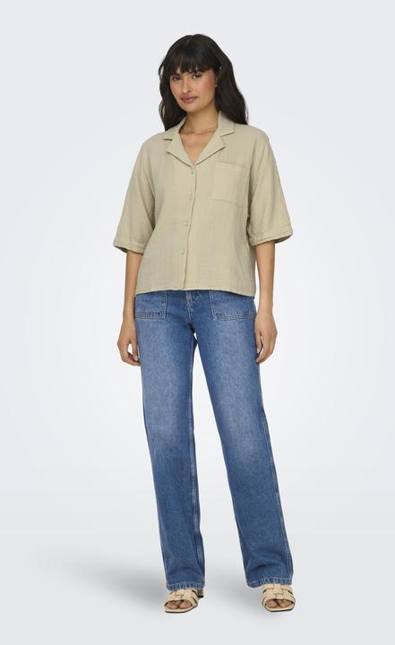 Produktbild Only Normal geschnitten Button-Down Kragen Hemd Hemd (L)