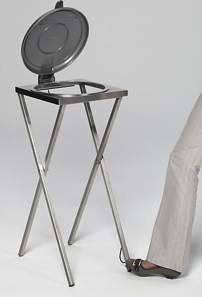 Immagine prodotto kaiserkraft Porta sacchetti per l'igiene in acciaio inox (120 l)
