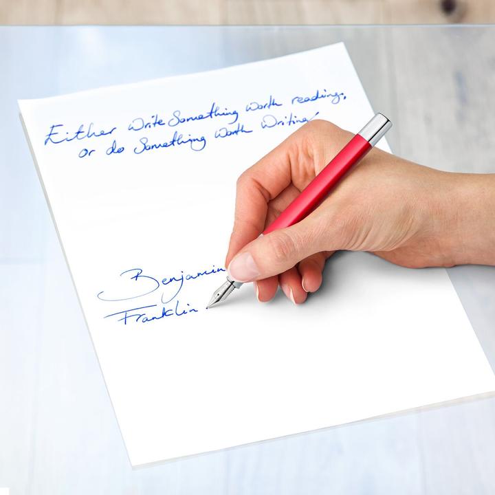 Image du produit Staedtler Stylo plume triplus M, rechargeable (Rouge, 1 x)