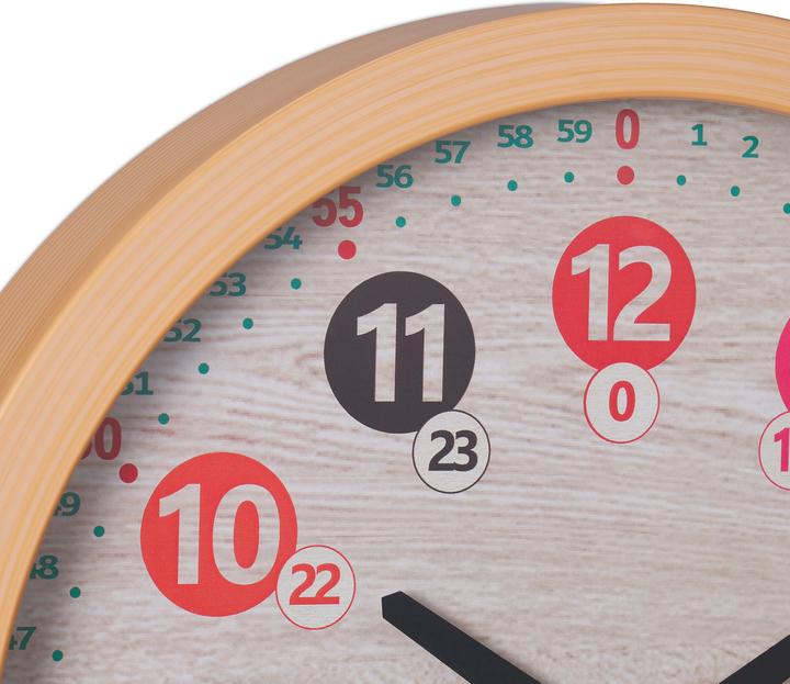 Productafbeelding Relaxdays Wandklok voor kinderen (30 cm)