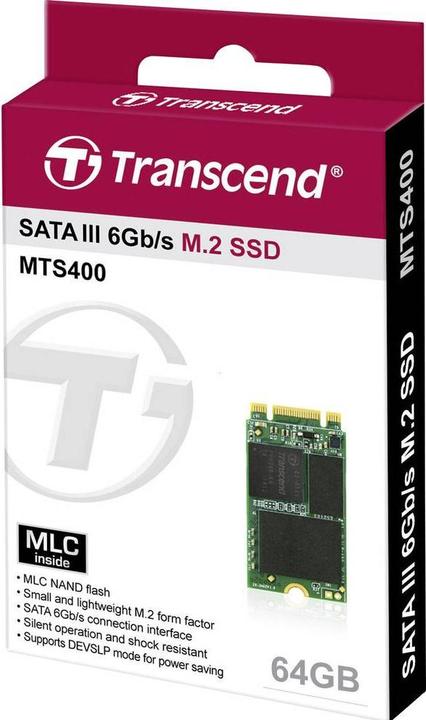 Image du produit Transcend Mts400 (64 Go, M.2 2242)