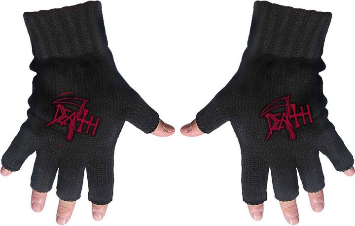 Death Logo Fingerlose Handschuhe (One Size)
