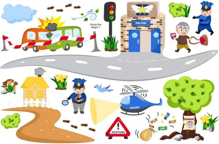 Image du produit Trenddeko Set de police (90 x 60 cm)