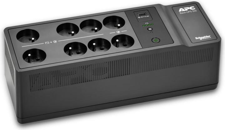 Actual product image APC BACK-UPS 500VA 8 FRENCH 230V (500 VA, 300 W, Standby UPS)