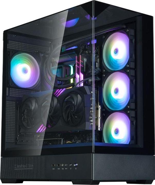 Image du produit Zalman Boitier Moyen Tour ATX P40 Prism RGB avec panneaux vitrés (Noir) (Mini-ITX, ATX)