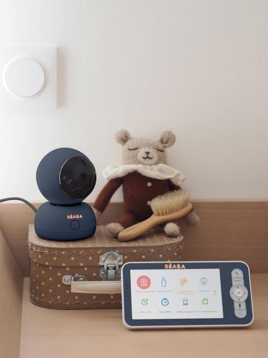 Actual product image Beaba Video Baby Monitor ZEN Premium blue without plug (Video & Audio, 300 m)