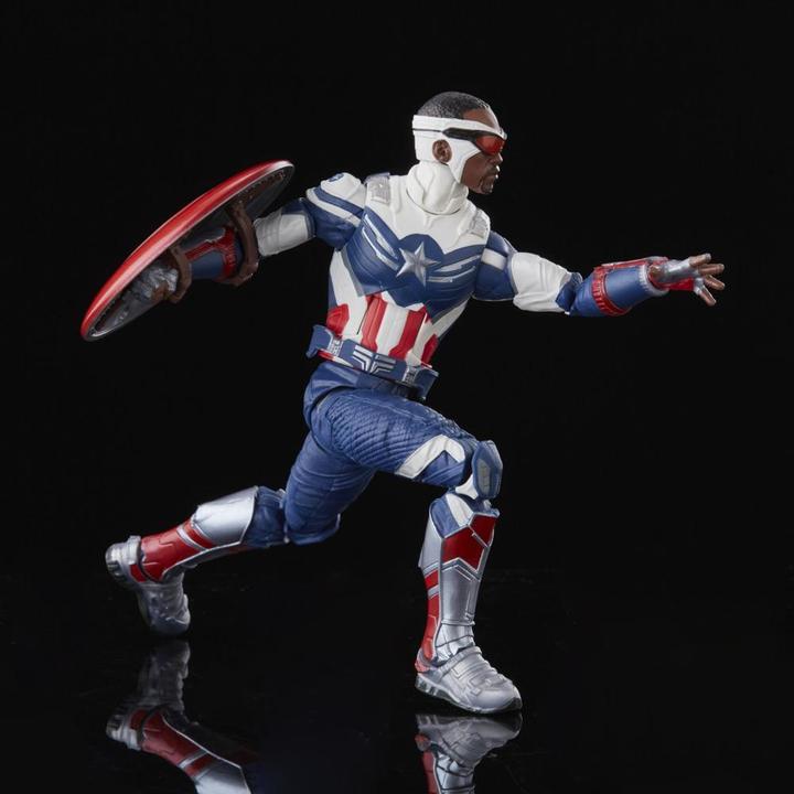 Produktbild Hasbro Marvel Legends Series Captain America Twin Pack, 15cm MCU Figuren von Steve Rogers und Sam W