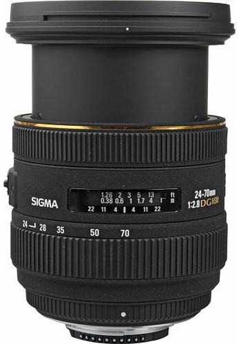 Produktbild Sigma 24-70mm F2,8 IF EX DG HSM Nikon (Nikon F, Vollformat)
