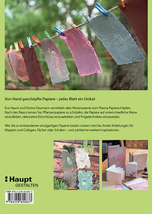 Immagine prodotto Papiere schöpfen und gestalten (Tedesco, Dorina Tessmann, Eva Tessmann Hauck, 2024)