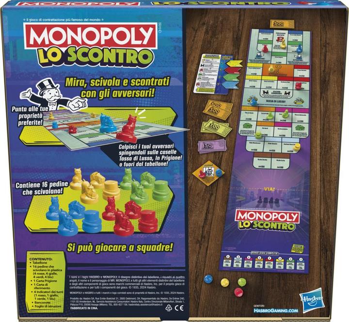Actual product image Hasbro Gaming Monopoly (Italian)