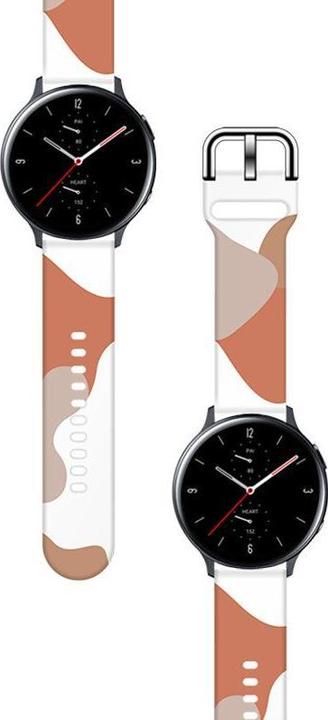 Productafbeelding Hurtel Riem Moro Band voor Samsung Galaxy Watch 46mm Silicone Strap Armband Horloge Patroon 5 (Silicone)