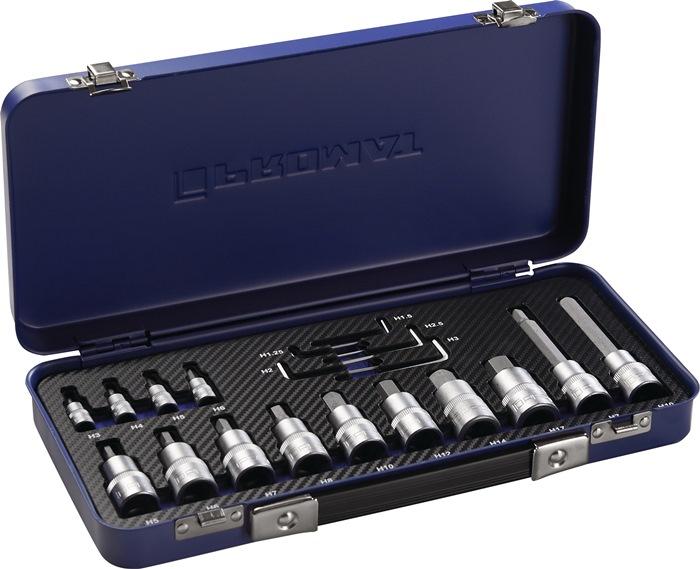 Immagine prodotto Promat Set di chiavi a bussola (6,5 mm, 17 mm)